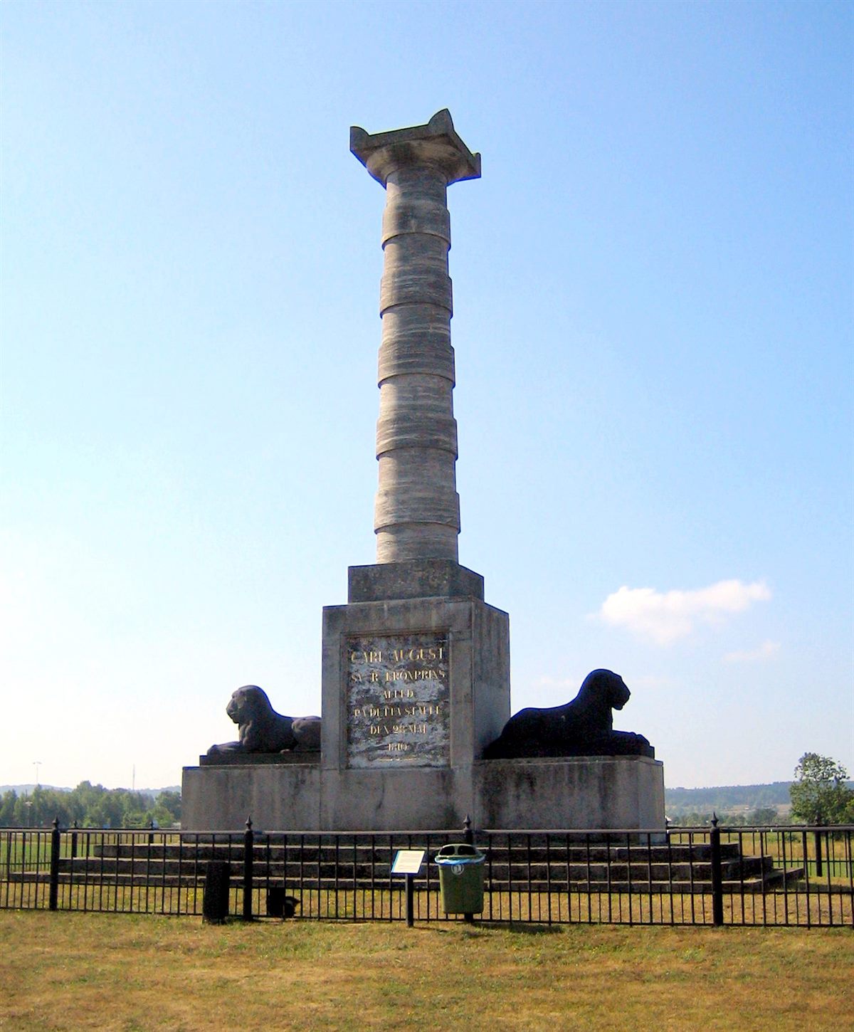 Det historiska monumentet i Kvidinge